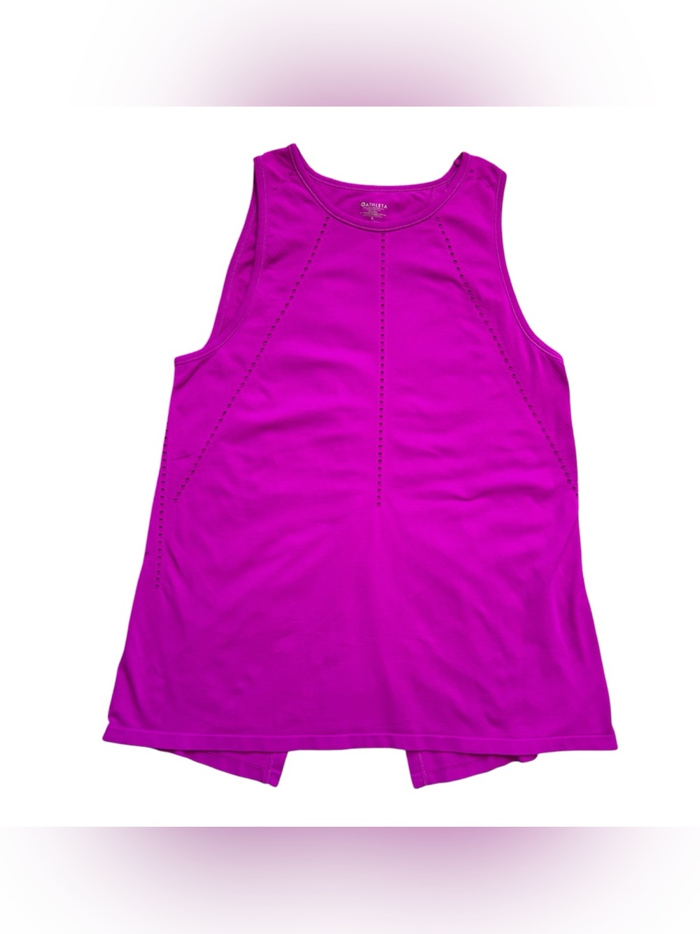 Athleta NWOT Magenta Workout Athleisure Sleeveless Top Size Small